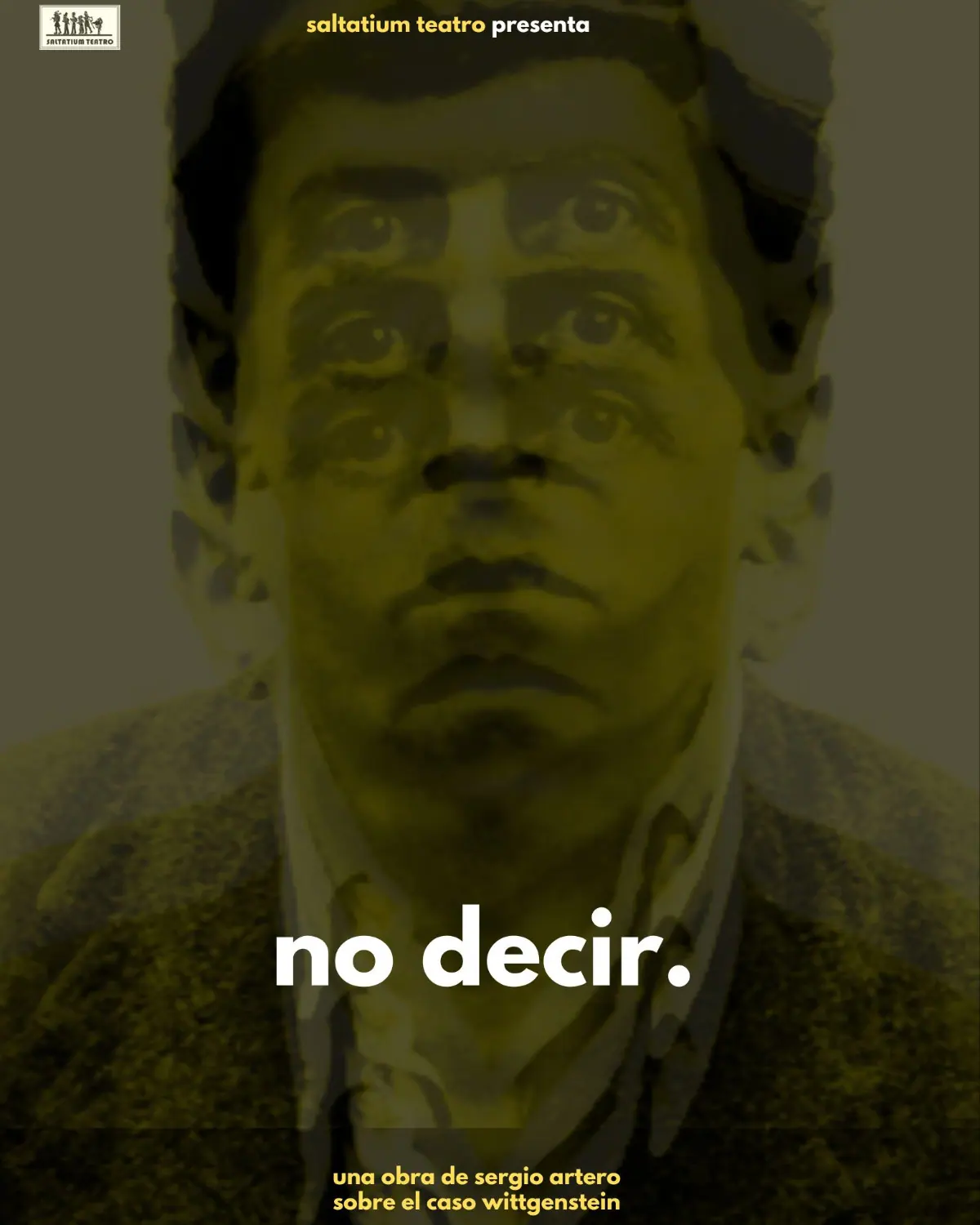 Cartel de No decir.
