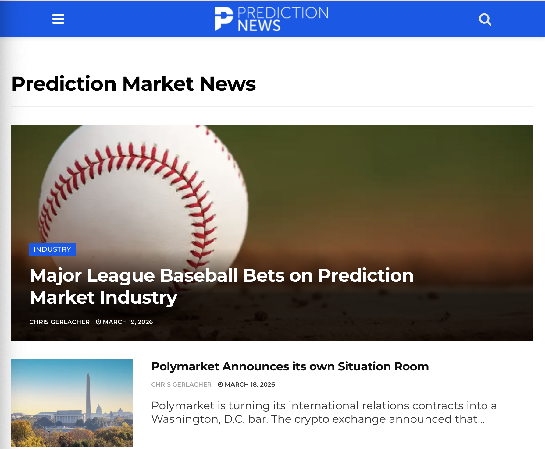 Prediction News screenshot