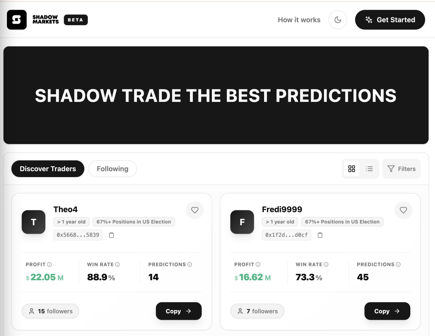 Shadow Markets screenshot