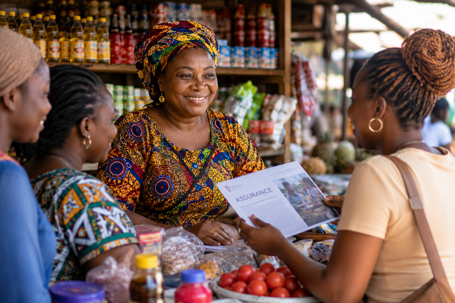 ASSURANCE INCLUSIVE AU SERVICE DE L’AUTONOMISATION
ECONOMIQUE DES FEMMES