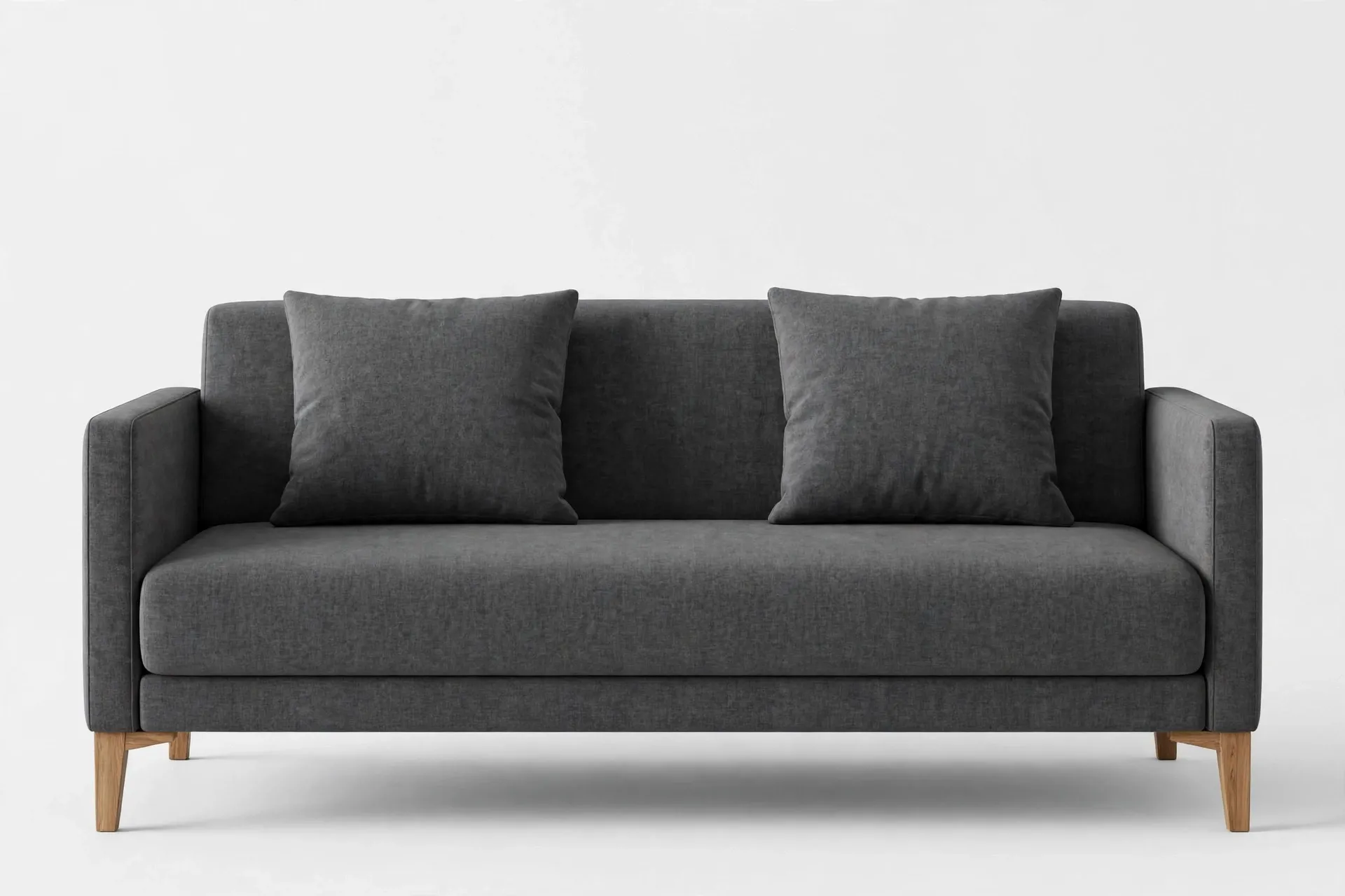 3-Seater Fabric Sofa (Charcoal Grey)