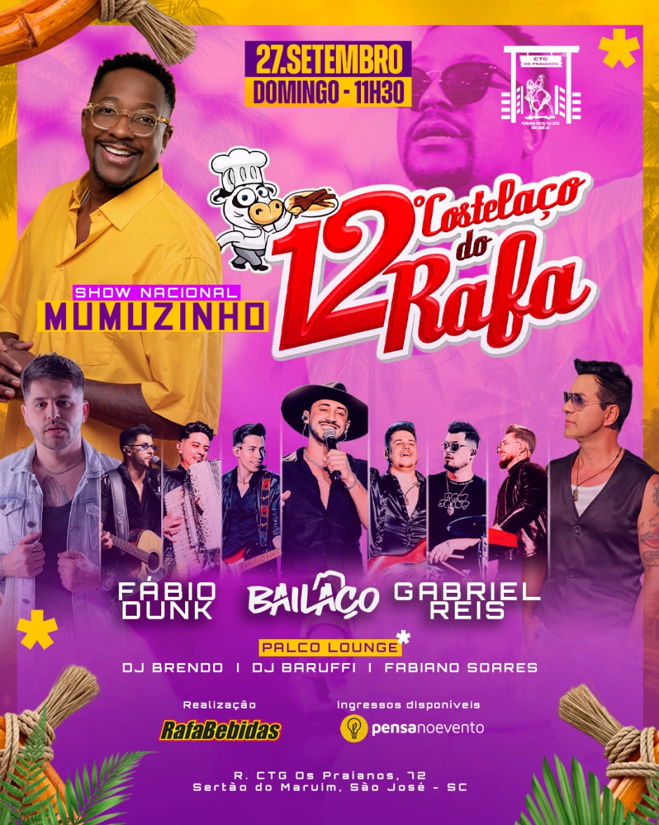 12° COSTELAÇO DO RAFA