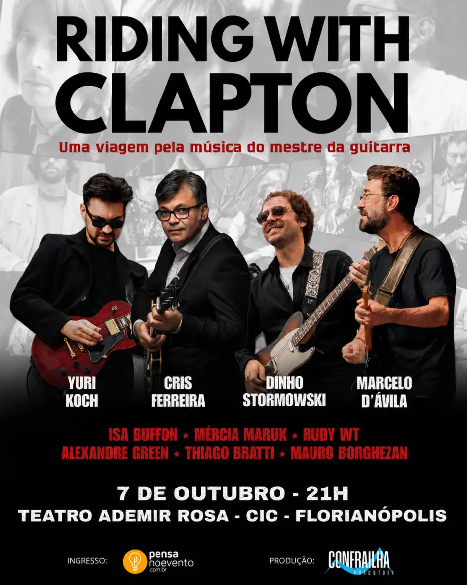 Riding with Clapton — Uma Viagem pela Música do Mestre da Guitarra