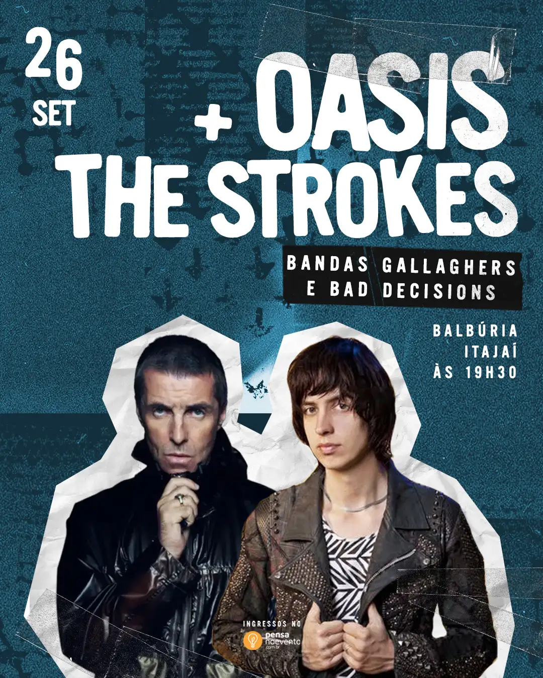 ESPECIAL OASIS ( GALLAGHERS ) + STROKES ( BAD DECISIONS )