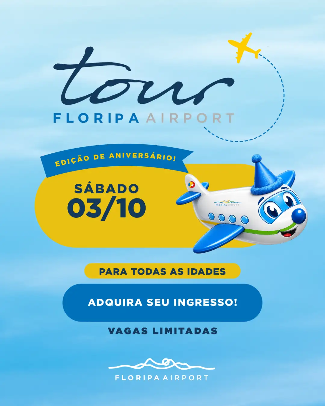 Tour Floripa Airport - Aniversário do Aeroporto