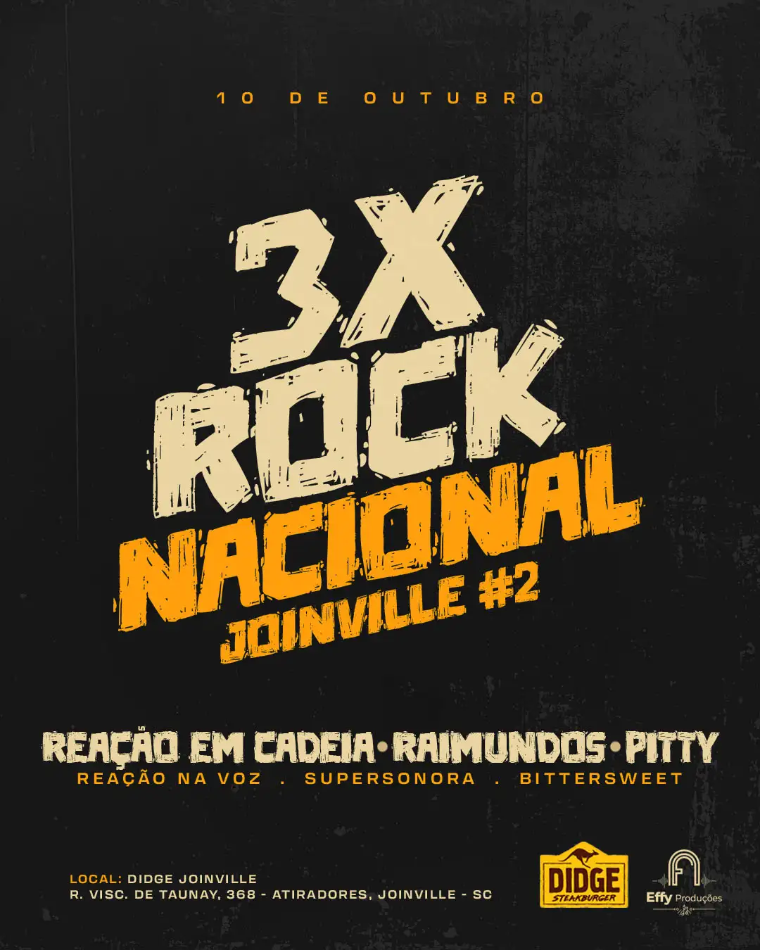 3 X Rock Nacional Joinville