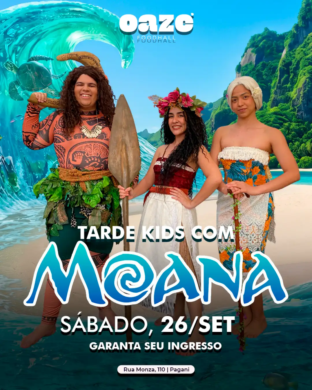 Especial Moana – Tarde em Família no Oaze