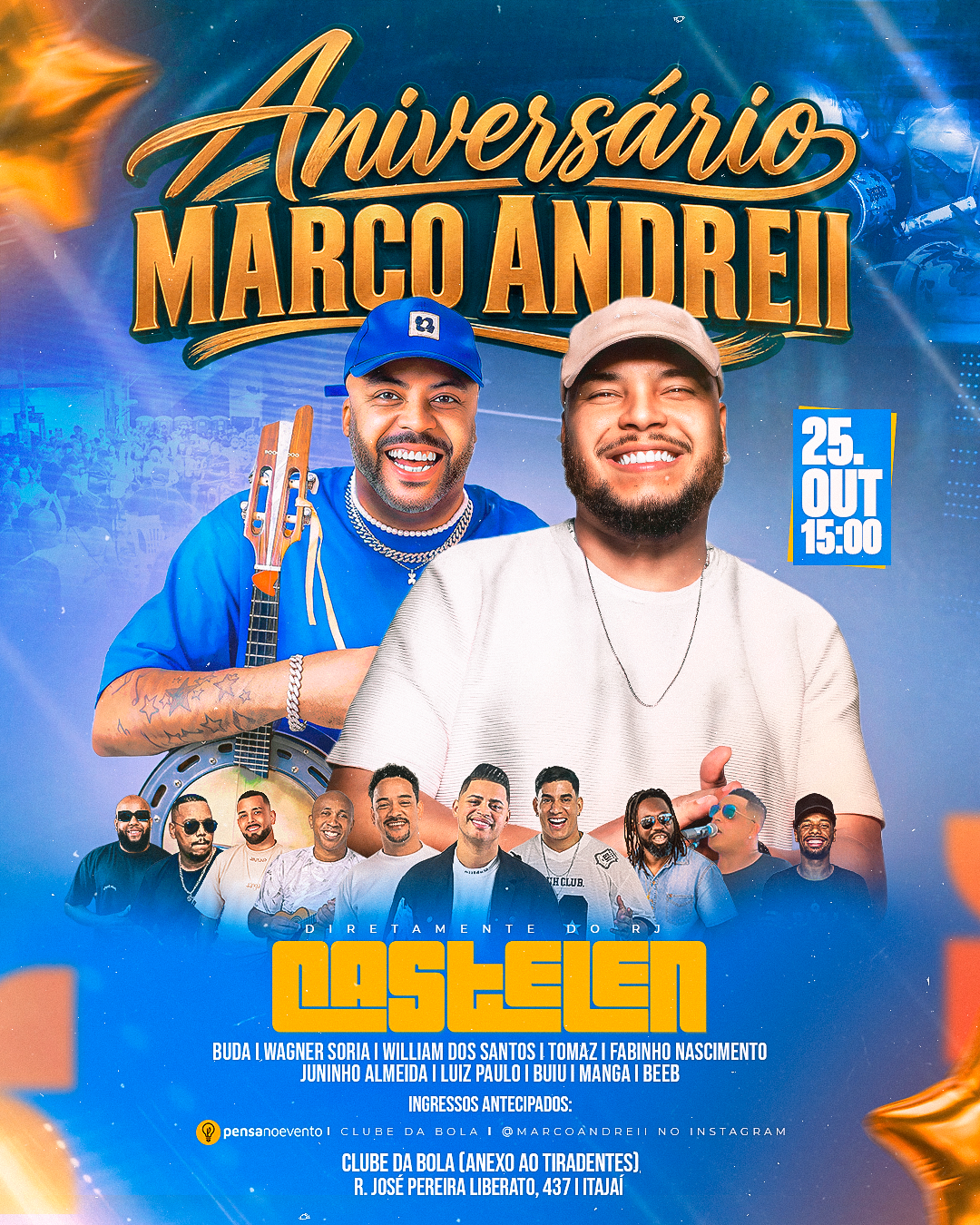 BDAY MARCO ANDREII E O SAMBA