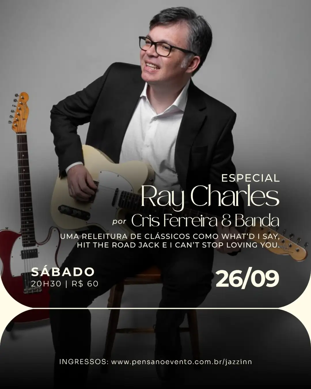 Especial RAY CHARLES por Cris Ferreira & Banda