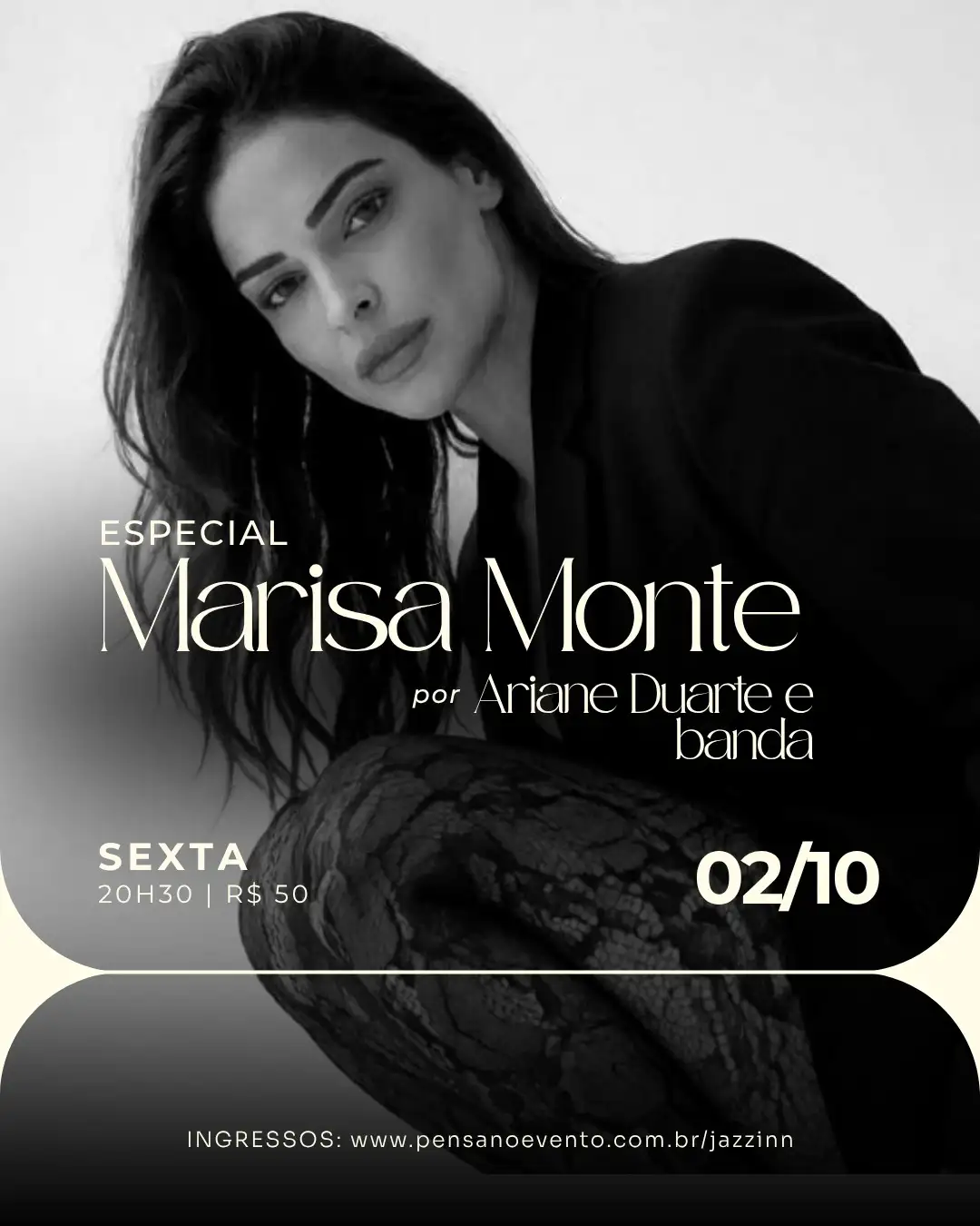 Especial Marisa Monte por Ariane Duarte e banda