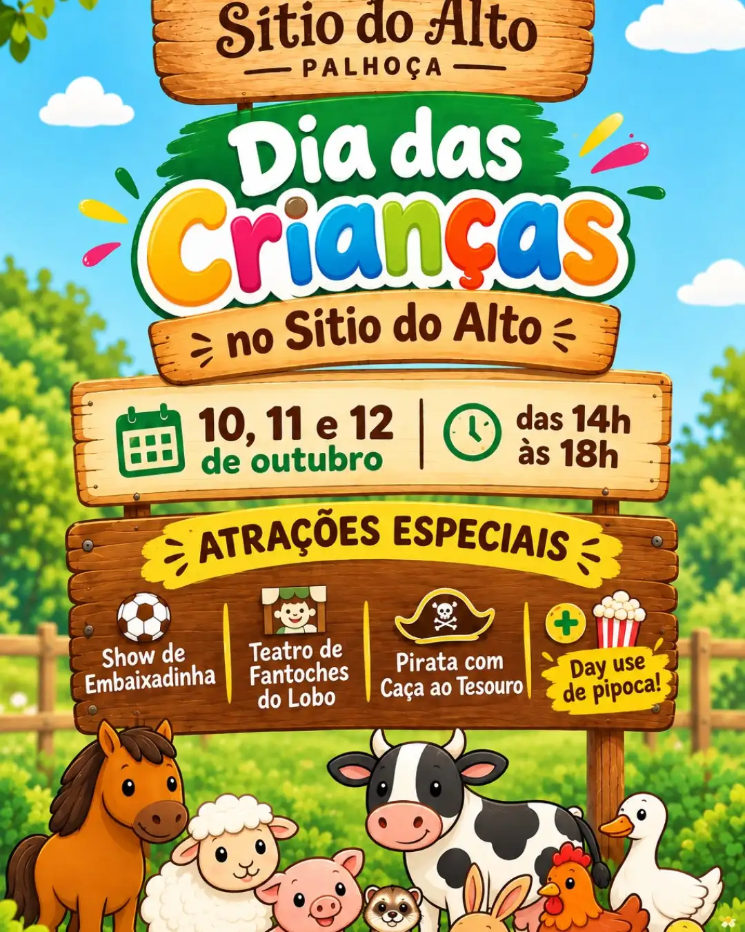 Dia das Crianças no Sítio do Alto