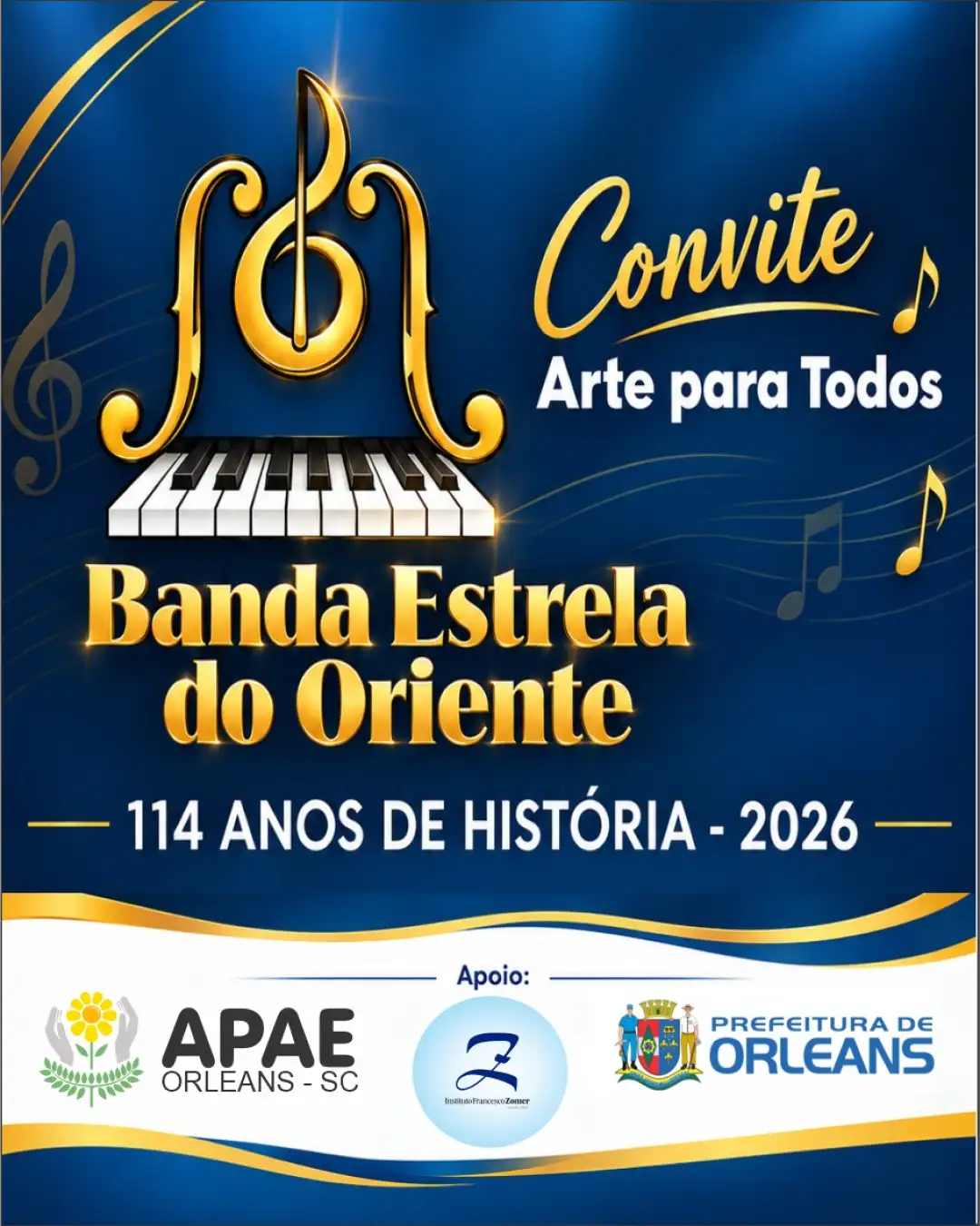 ARTE PARA TODOS - BANDA ESTRELA DO ORIENTE - 114 ANOS DE HIST脫RIA.