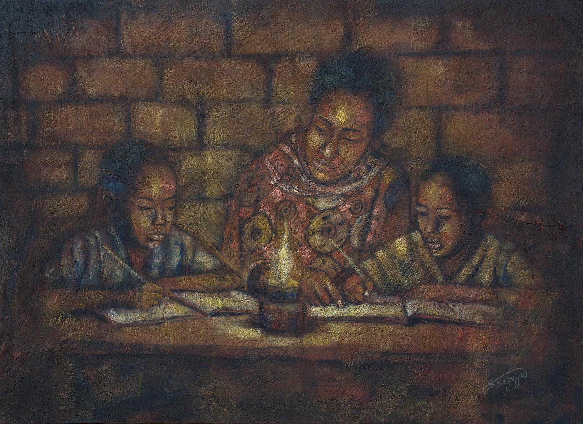 Dedication – original artwork by Ssegujja Godfrey