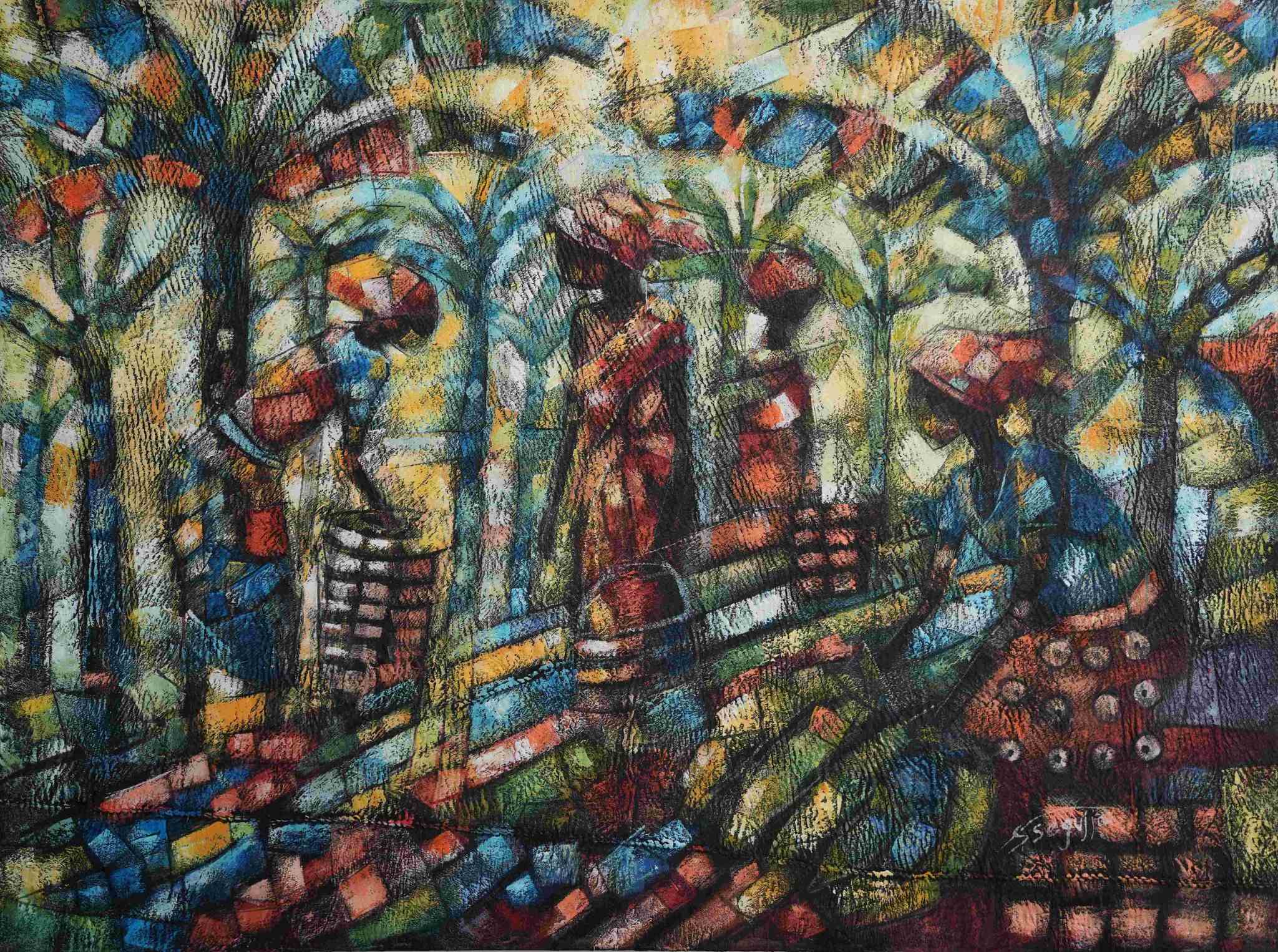 Harvest and Hope – original artwork by Ssegujja Godfrey