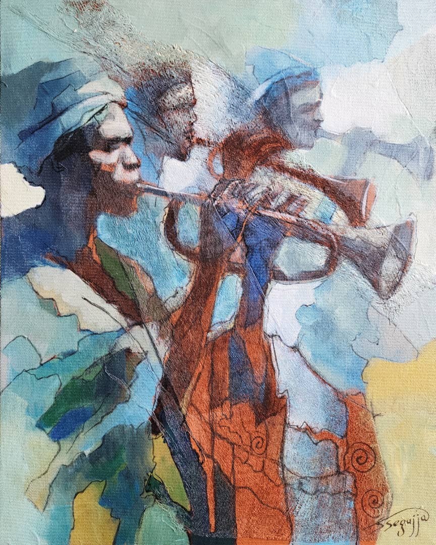 Memories – small original artwork by Ssegujja Godfrey