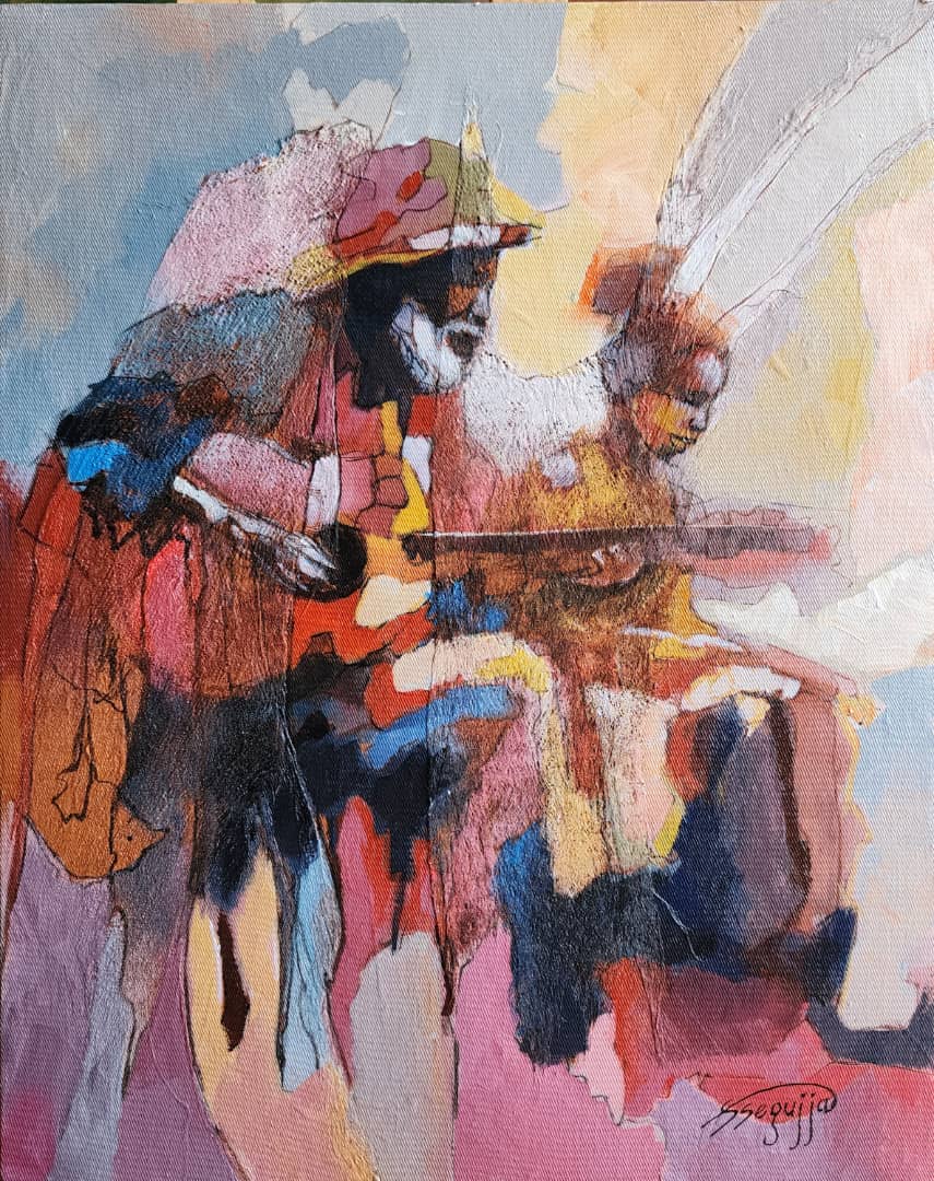 Commitment – small original artwork by Ssegujja Godfrey