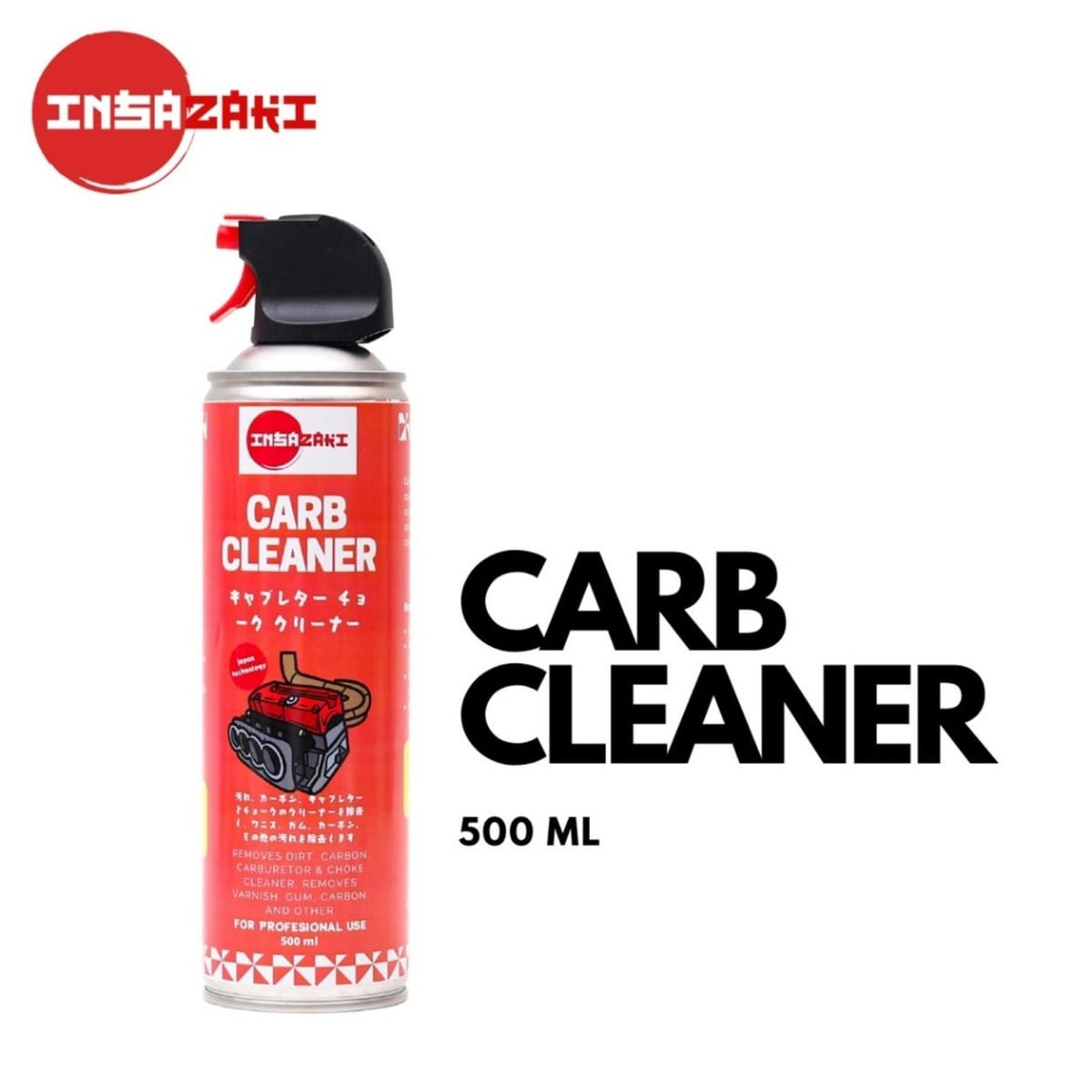 INSAZAKI Carb Cleaner 500ML - Image 1