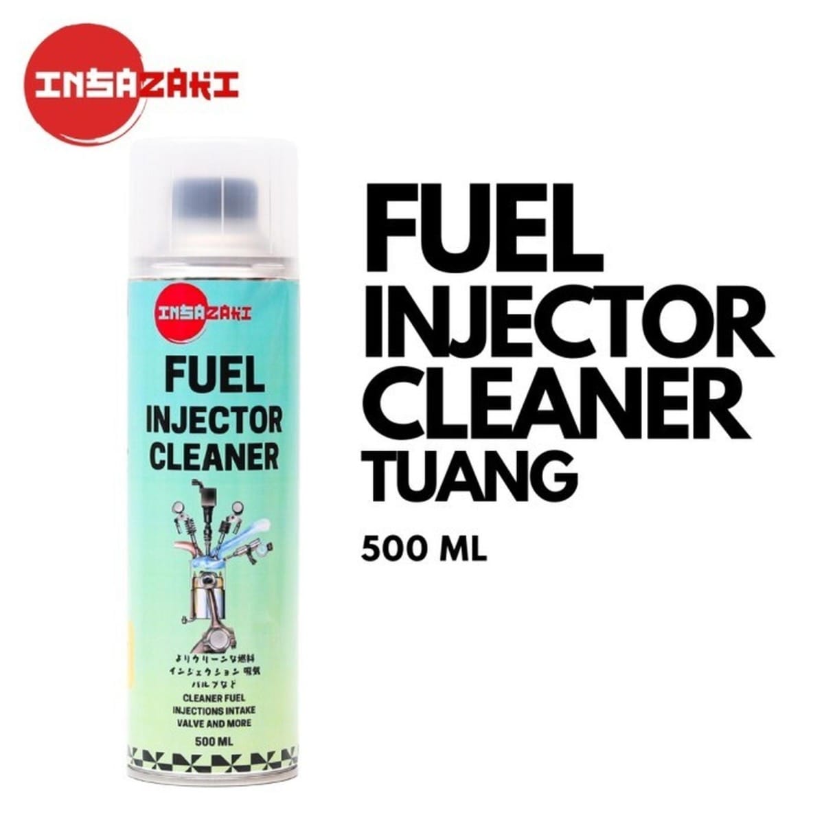 INSAZAKI Fuel injector Cleaner Tuang 500ML - Image 1