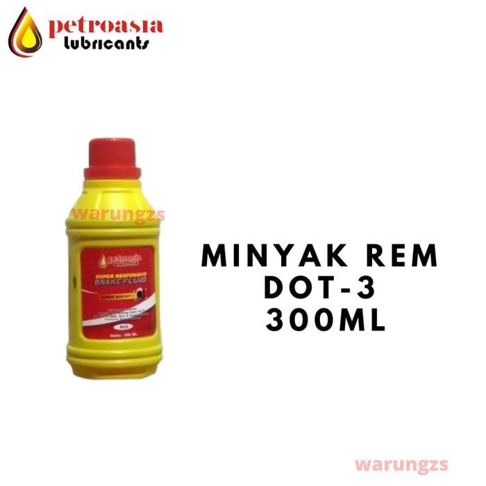 PETROASIA Minyak Rem Merah DOT3 300ML - Image 1