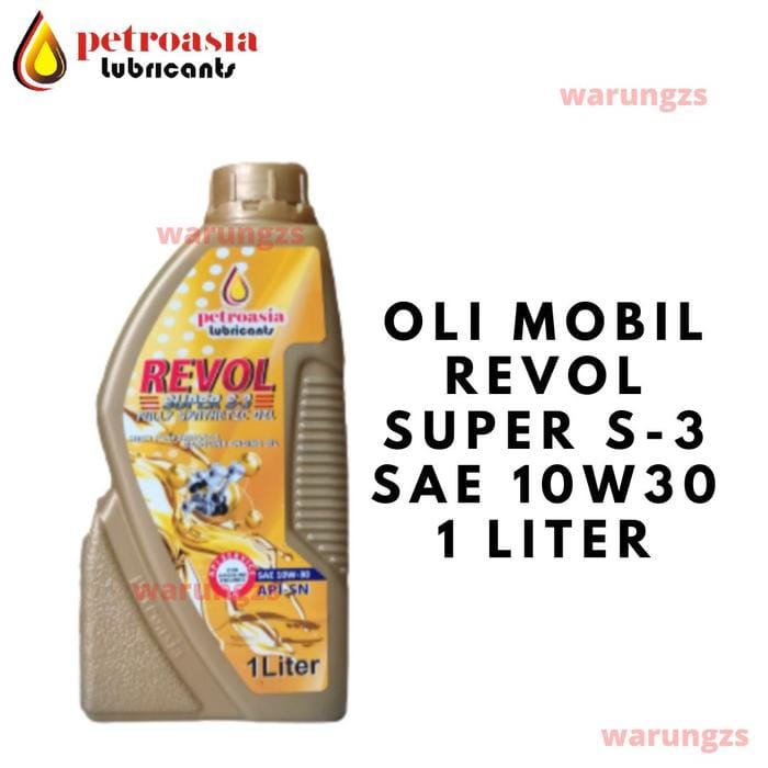 PETROASIA Oli Mobil Revol Super S3 10W 30 1L - Image 1