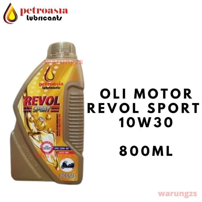 PETROASIA Oli Motor Revol Sport 10W30 0.8L - Image 1