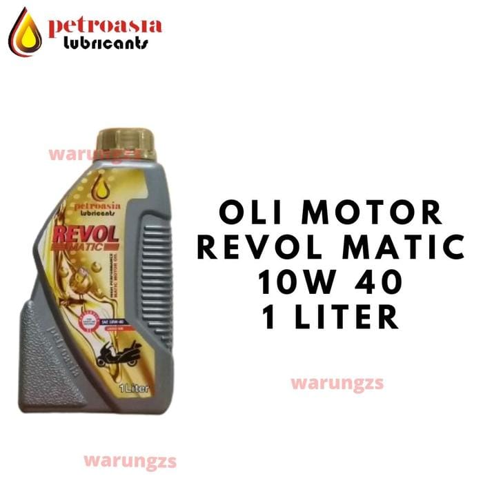 PETROASIA Oli Motor Revol Matic SAE 10W40 1L - Image 1