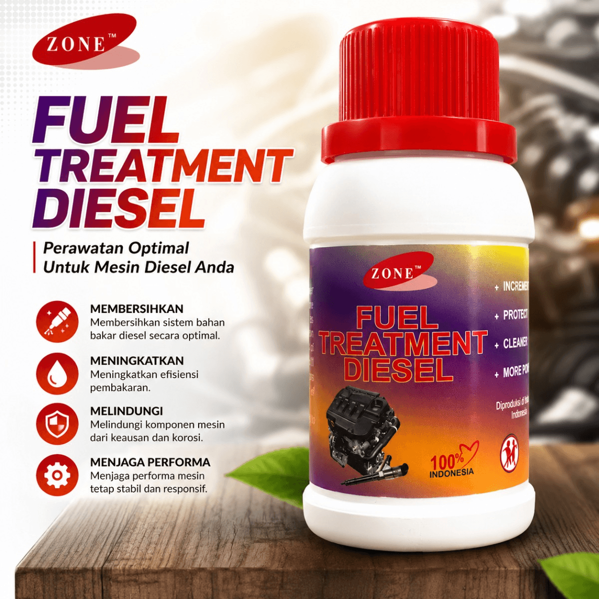 ZONE Cetane Booster Solar 150ML - Image 1