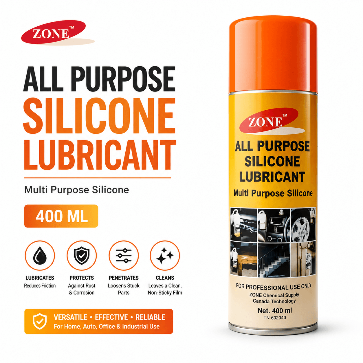 ZONE All Purpose Silicone 400ML - ZONE