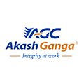 Akash Ganga Courier logo