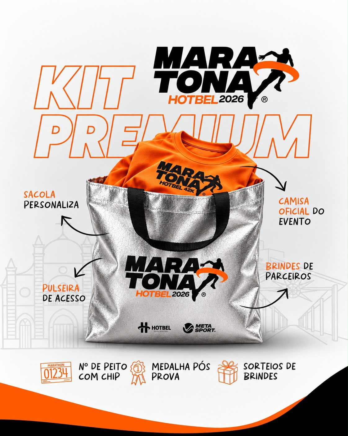 Kit do percurso 42KM — MARATONA HOTBEL 2026