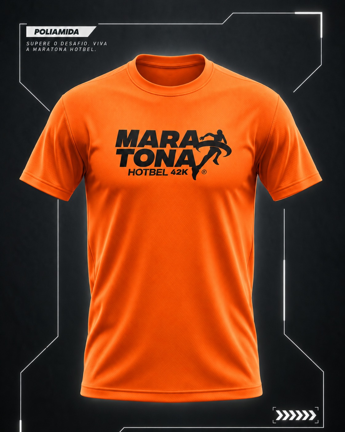 Camiseta do percurso 42KM — MARATONA HOTBEL 2026