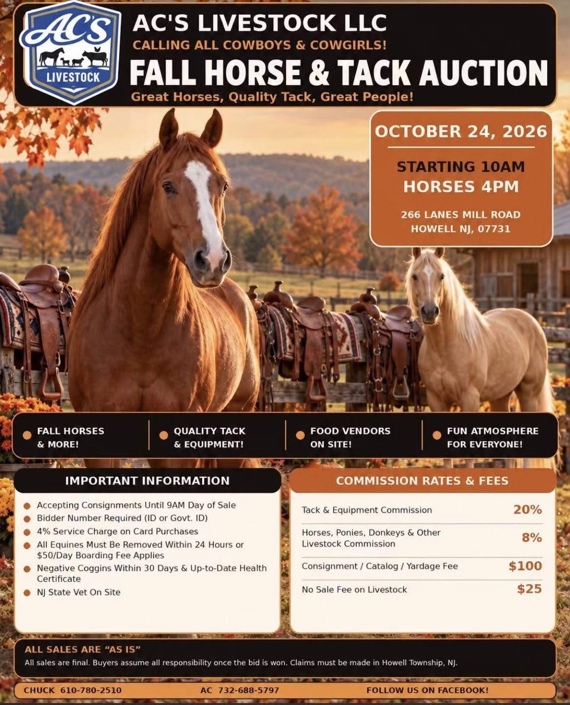 Fall Horse & Tack Auction