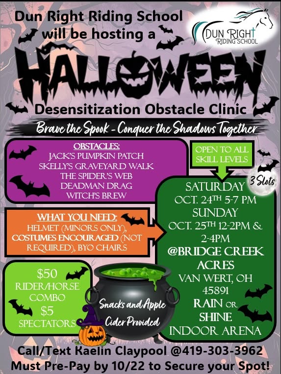 Halloween Desensitization Obstacle Clinic