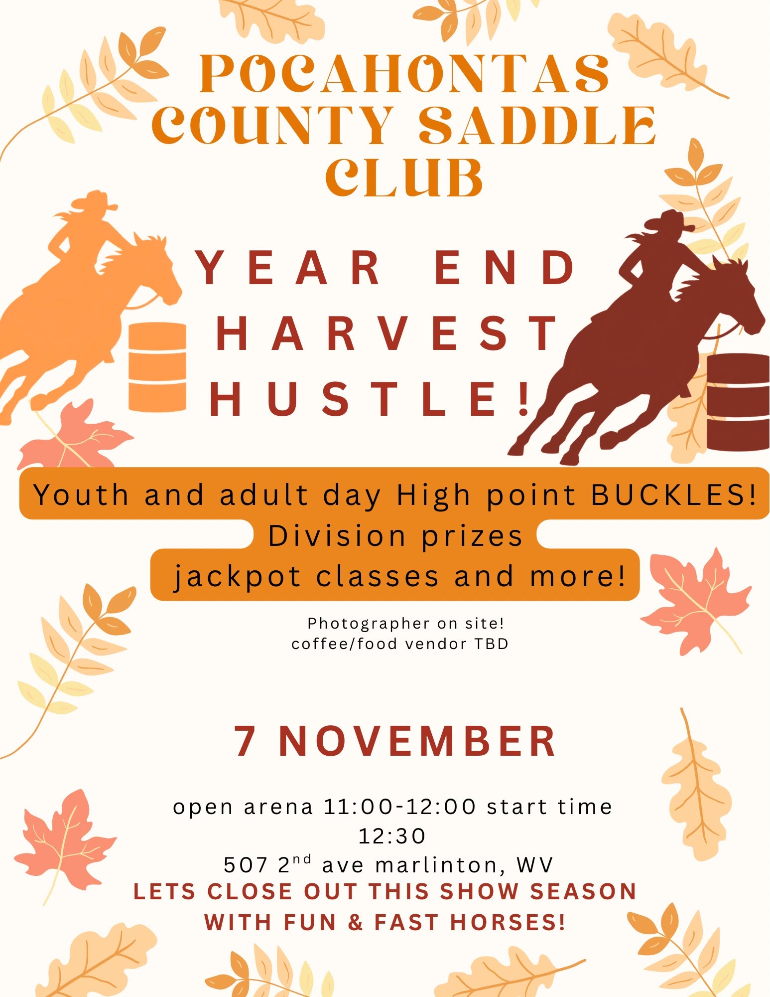 2026 Harvest Hustle Speed Show