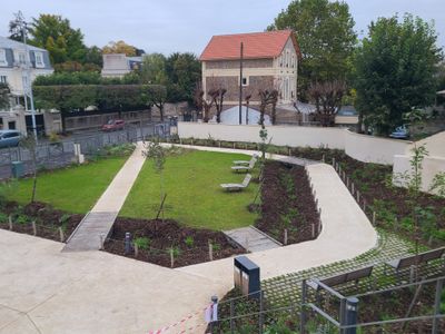 square Toussaint Lucas à Ablon-sur-Seine