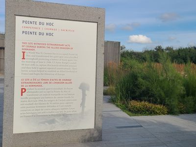 le mémorial de la Pointe du Hoc