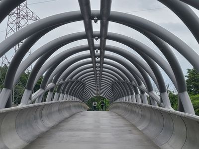 passerelle des Louvresses à Gennevilliers