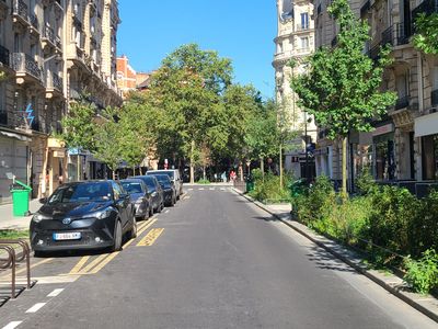 rue Parrot végétalisée à Paris