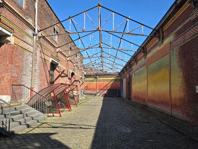 la Condition Publique à Roubaix est une ancienne usine textile réhabilitée par l’architecte Patrick Bouchain