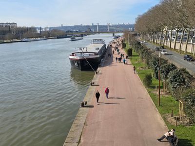aménagement des quais de la rive droite à Rouen